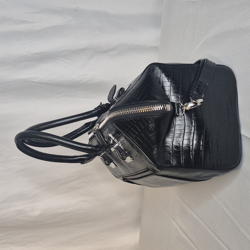 Henri Bendel New York The Satchel -Croco Satchel Handbag NWT - Picture 7 of 17